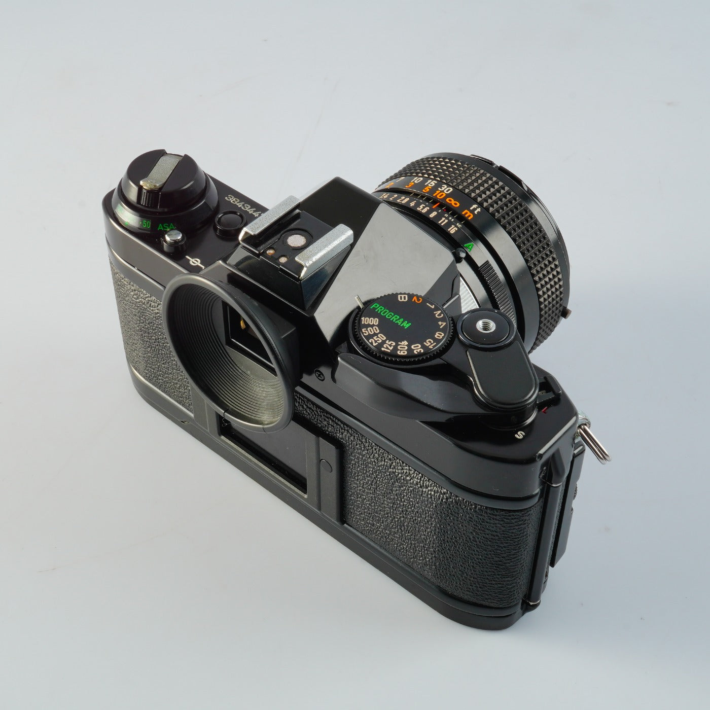 【SERVICED & TESTED】 Canon AE-1 Program Black + FD 50mm F/1.4 S.S.C. "O" MF フィルム一眼レフカメラ