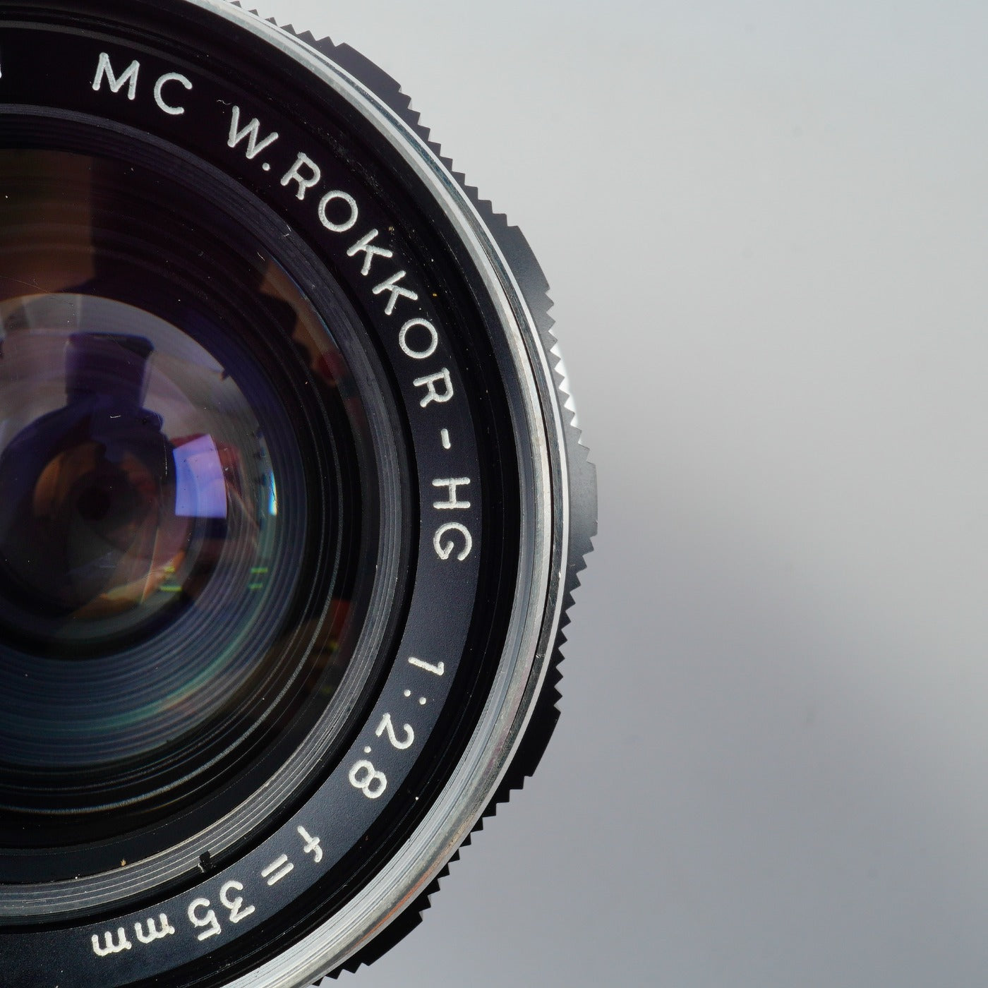 MINOLTA MC W.ROKKOR-HG 35mm F/2.8 単焦点レンズ