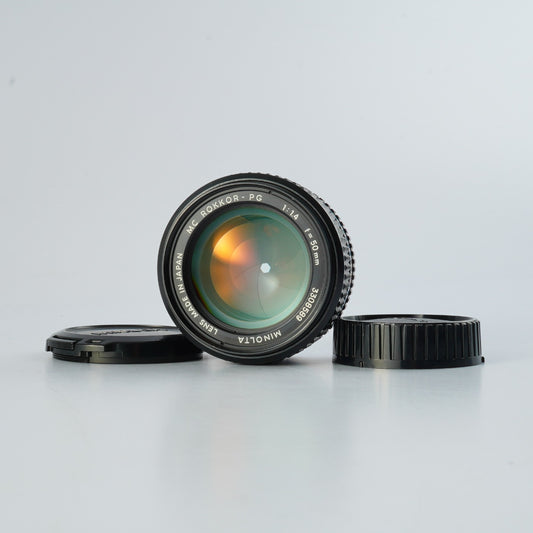 MINOLTA MC Rokkor-PG 50mm F/1.4 単焦点レンズ