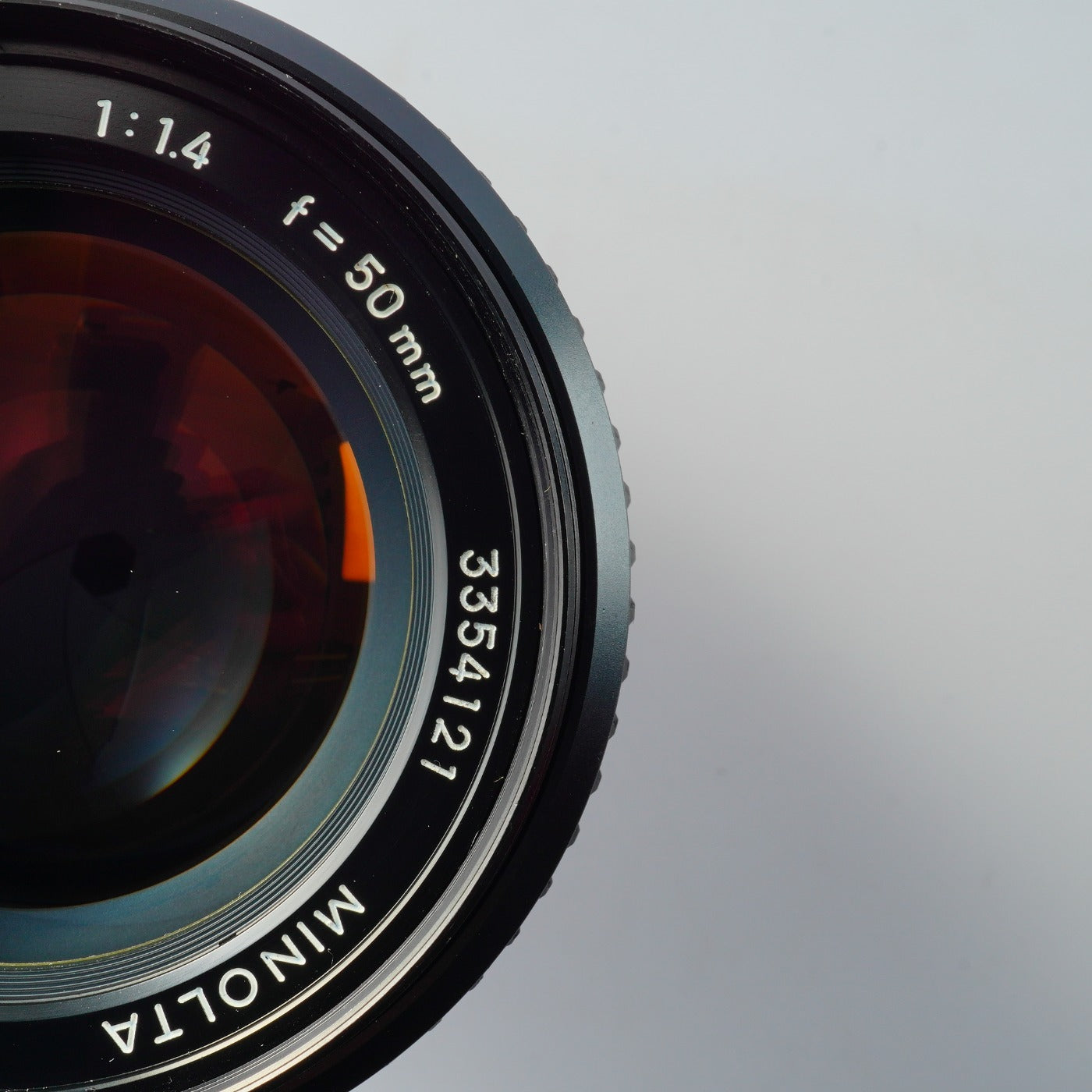 MINOLTA MC Rokkor-PG 50mm F/1.4 単焦点レンズ