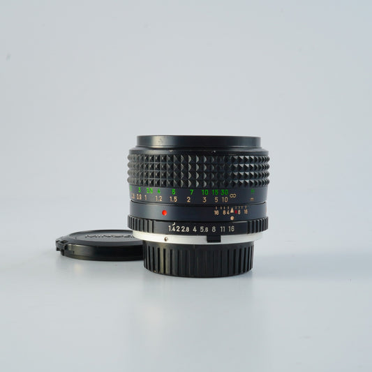 MINOLTA MC Rokkor-PG 50mm F/1.4 単焦点レンズ