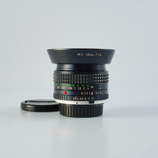 MINOLTA MC W.Rokkor 28mm F/2.8 単焦点レンズ