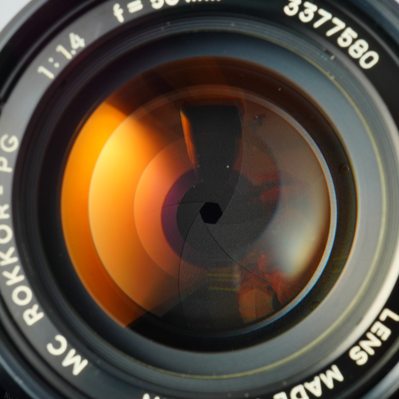 MINOLTA MC Rokkor-PG 50mm F/1.4 単焦点レンズ