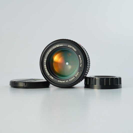 MINOLTA MC Rokkor-PG 50mm F/1.4 単焦点レンズ