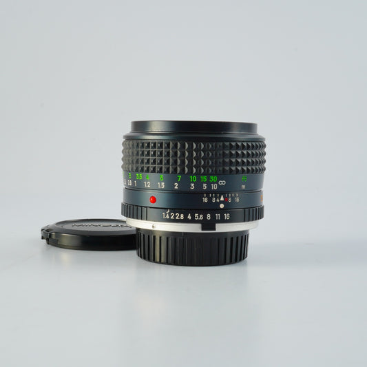 MINOLTA MC Rokkor-PG 50mm F/1.4 単焦点レンズ