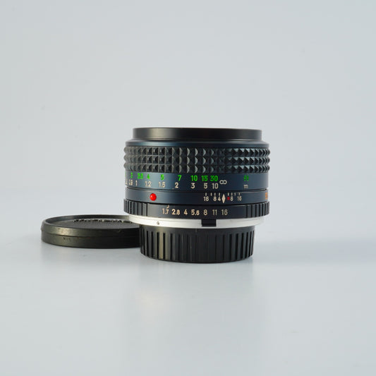 MINOLTA MC ROKKOR-PF 50mm F/1.7 単焦点レンズ