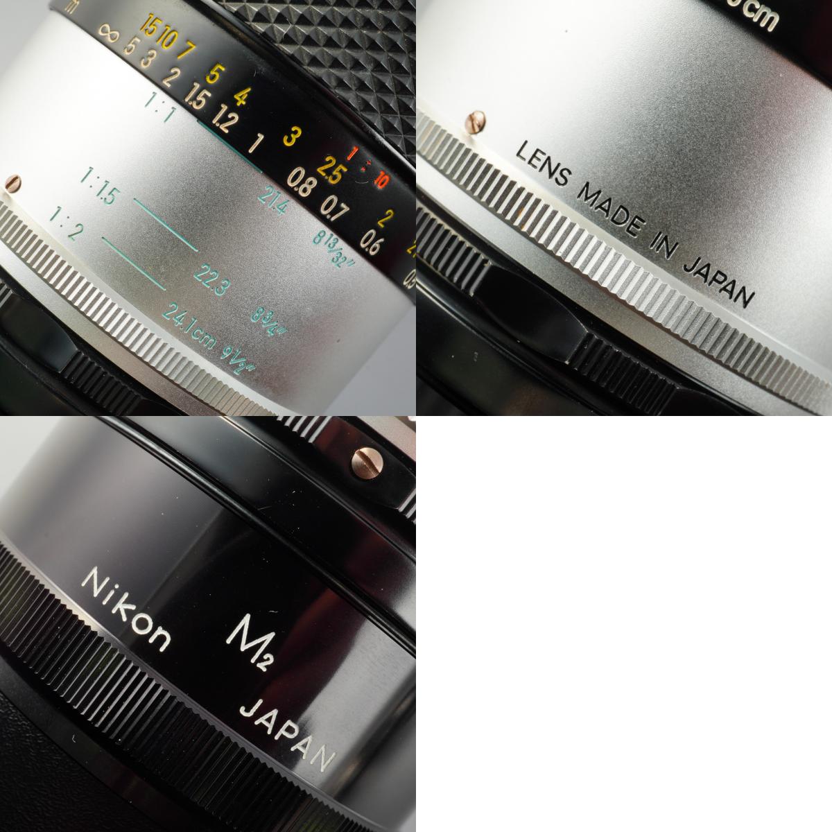 Nikon 非Ai Micro Nikkor-P Auto 55m F/3.5 + Extention Tube M2 単焦点レンズ