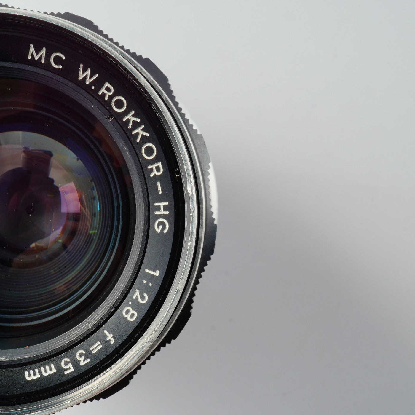 MINOLTA MC W.ROKKOR-HG 35mm F/2.8 単焦点レンズ