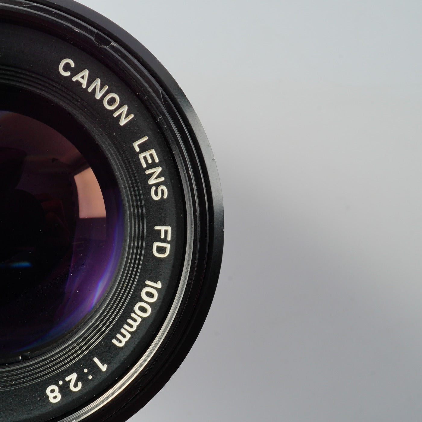 Canon FD 100mm F/2.8 単焦点レンズ