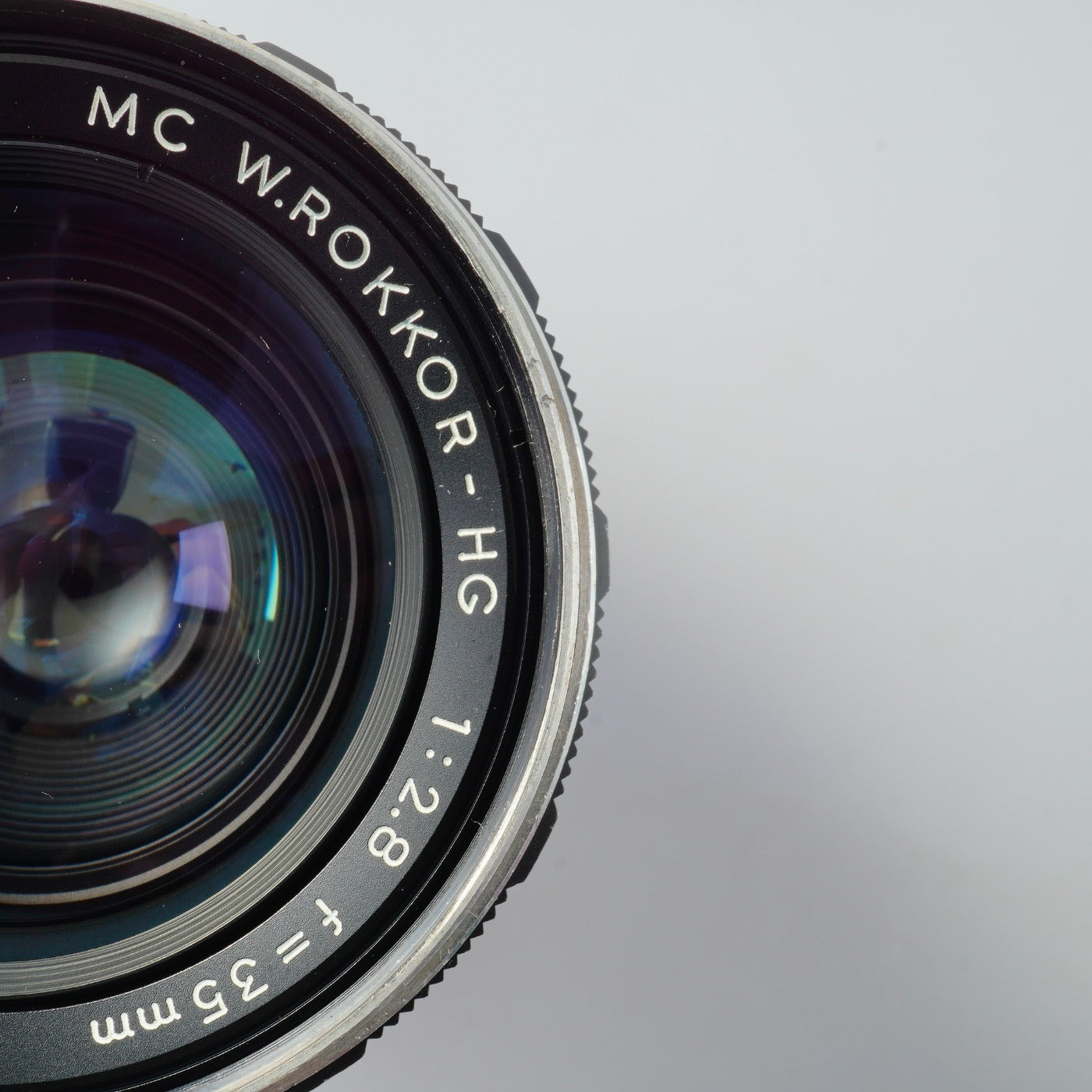 MINOLTA MC W.ROKKOR-HG 35mm F/2.8 単焦点レンズ