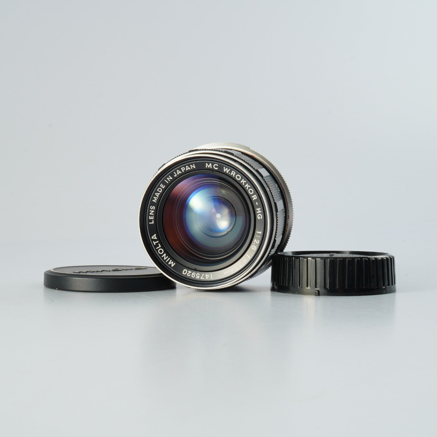 MINOLTA MC W.ROKKOR-HG 35mm F/2.8 単焦点レンズ