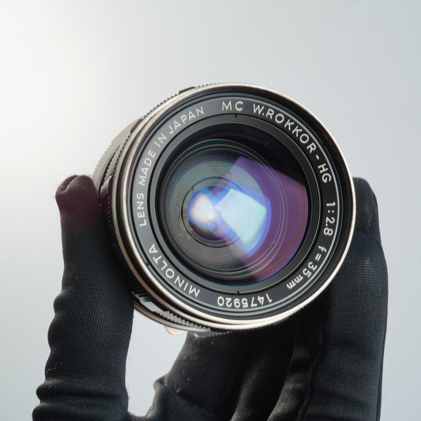 MINOLTA MC W.ROKKOR-HG 35mm F/2.8 単焦点レンズ