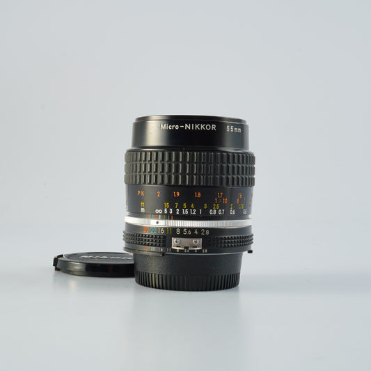Nikon Ai-S Micro NIKKOR 55mm F/2.8 単焦点レンズ