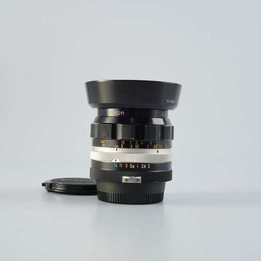 Nikon 非Ai Nikkor-O Auto 35mm F/2 単焦点レンズ