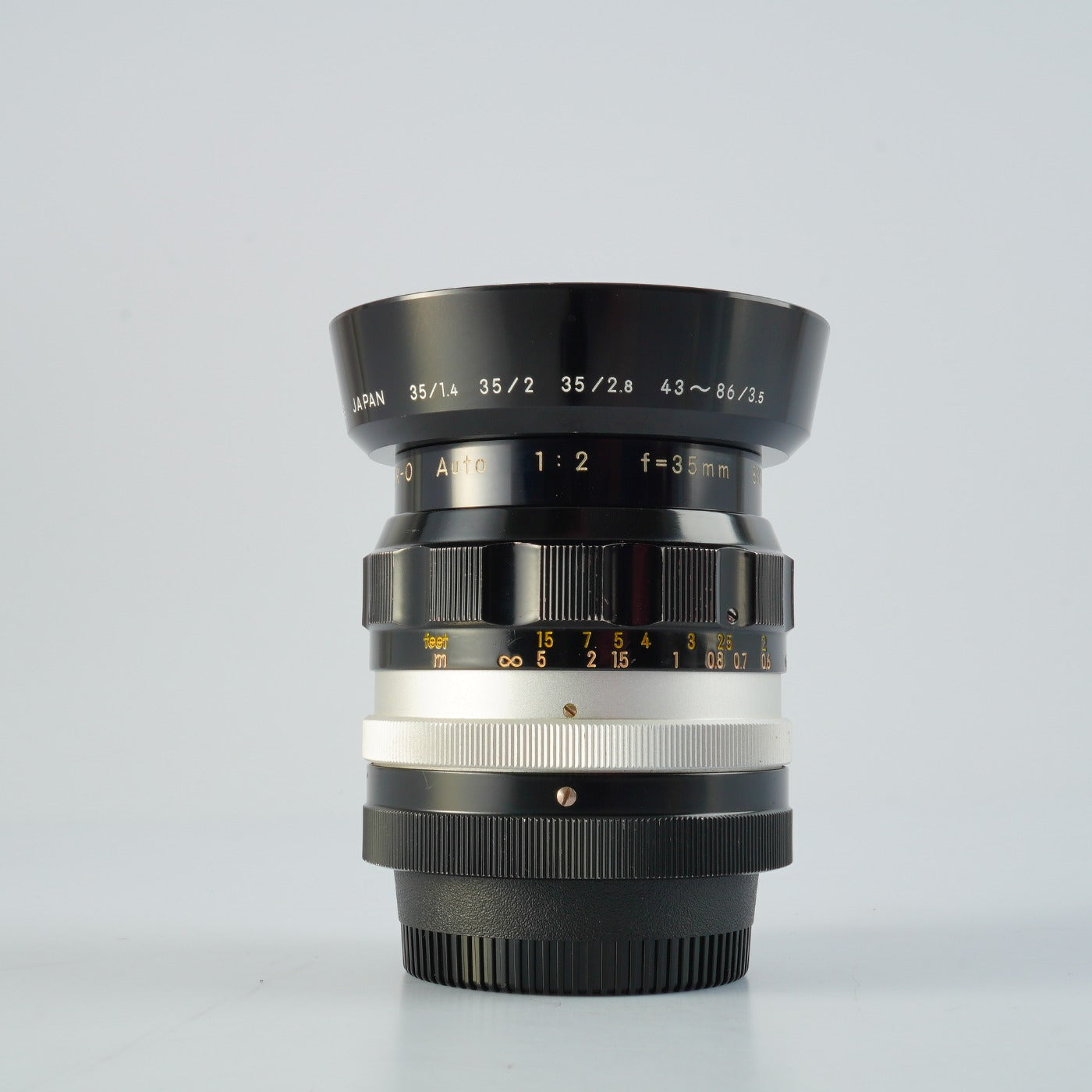 NIKON NIKKOR-O AUTO 35mm f2 非Ai Nikon 非Ai Nikkor-O Auto 35mm F/2 単焦点レンズ – 山田写真機店