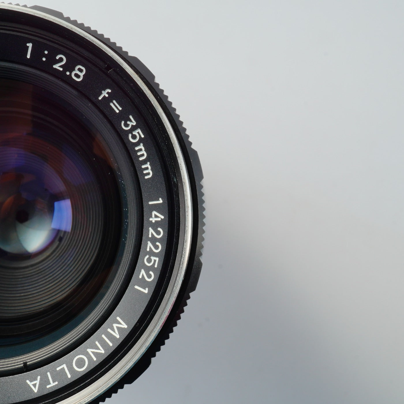 MINOLTA AUTO W.ROKKOR-HG 35mm F/2.8 単焦点レンズ