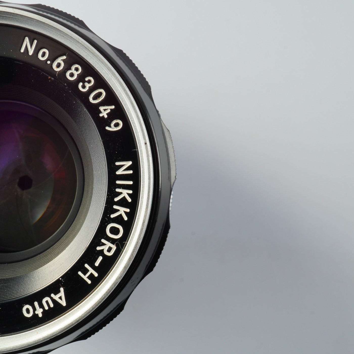 Nikon NIKKOR-H Auto 50mm F/2 非Ai 単焦点レンズ