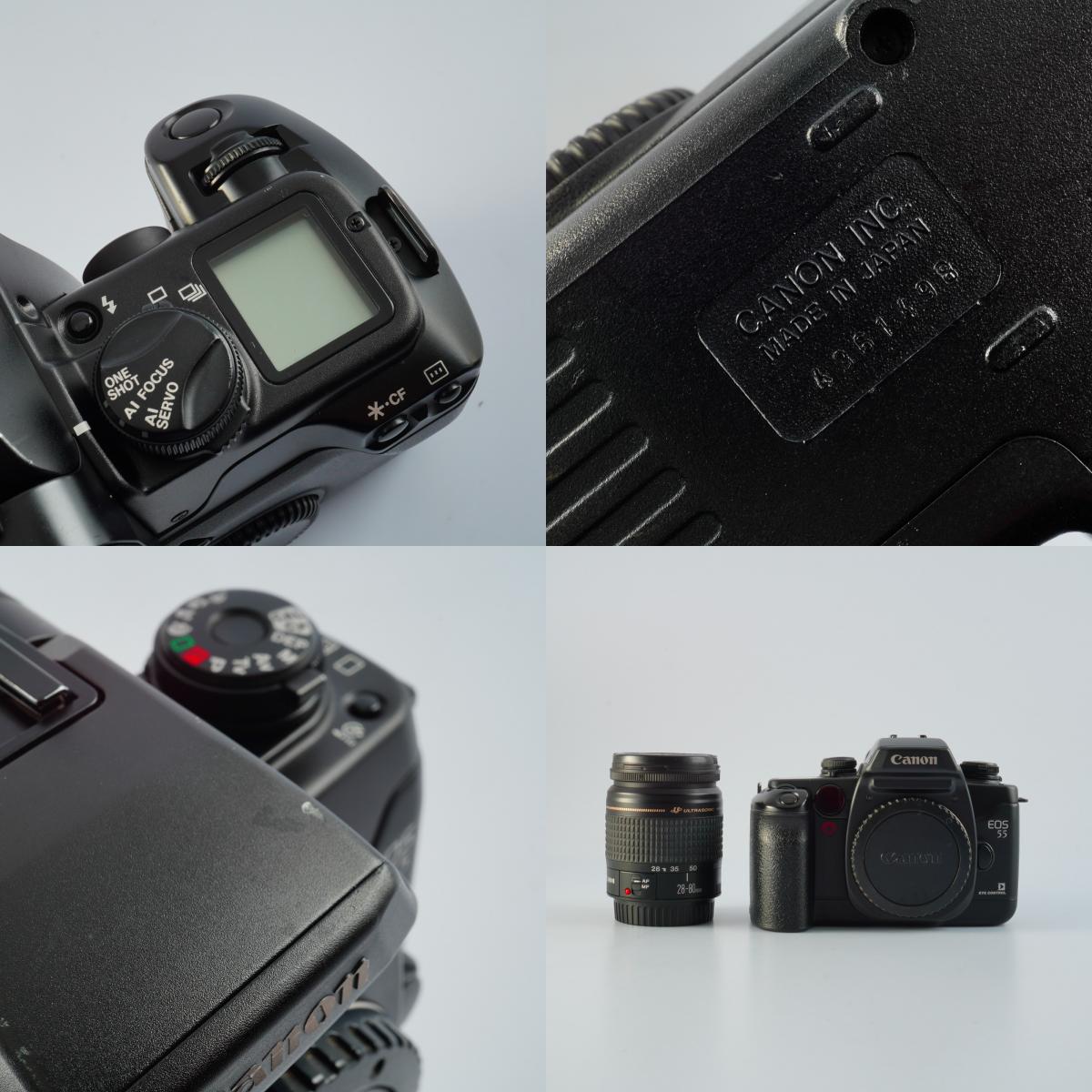 Canon EOS 55 (ELAN II) ＋ EF 28-80mm F/3.5-5.6 Ⅳ USM AF フィルム一眼レフカメラ