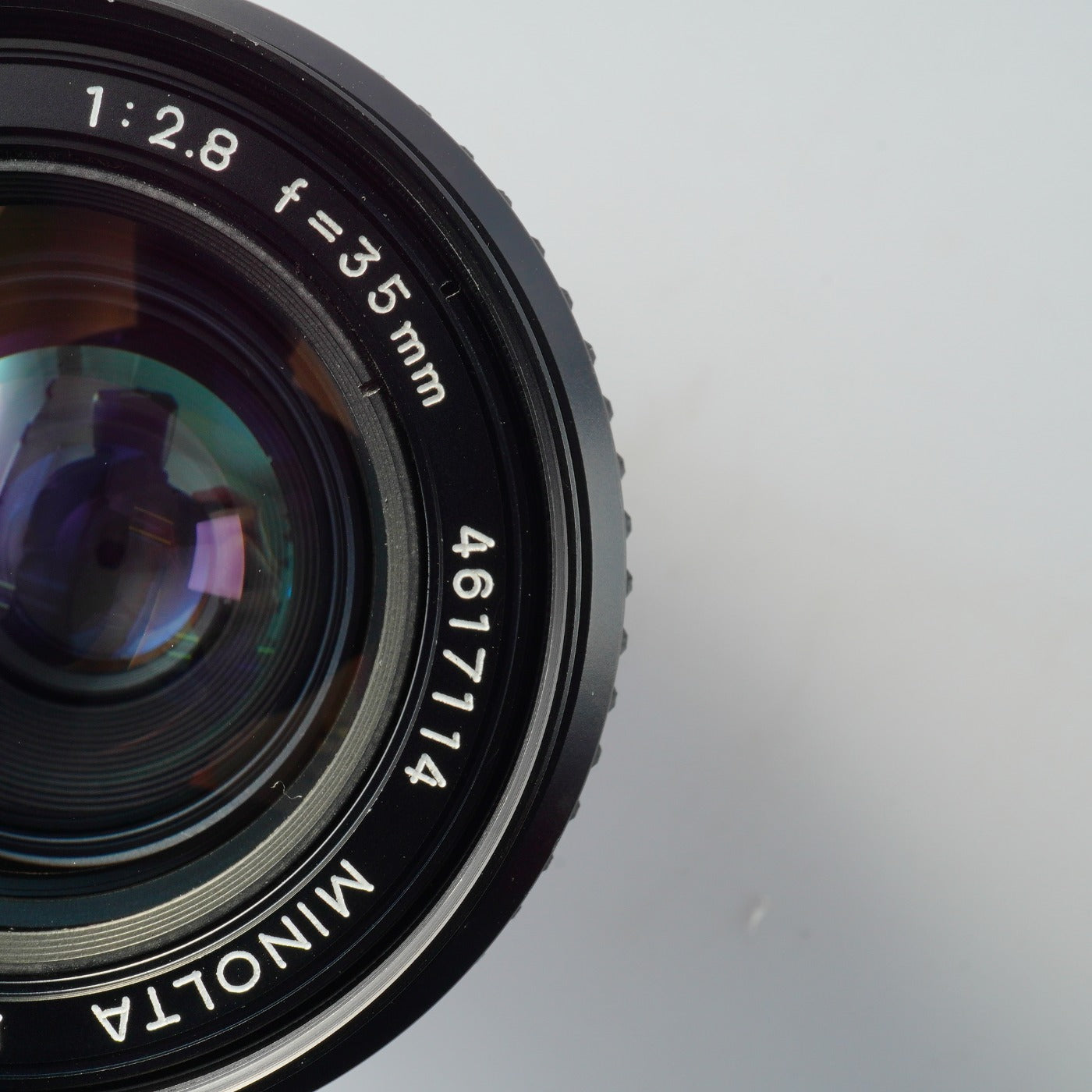 MINOLTA MC W.ROKKOR-HG 35mm F/2.8 単焦点レンズ