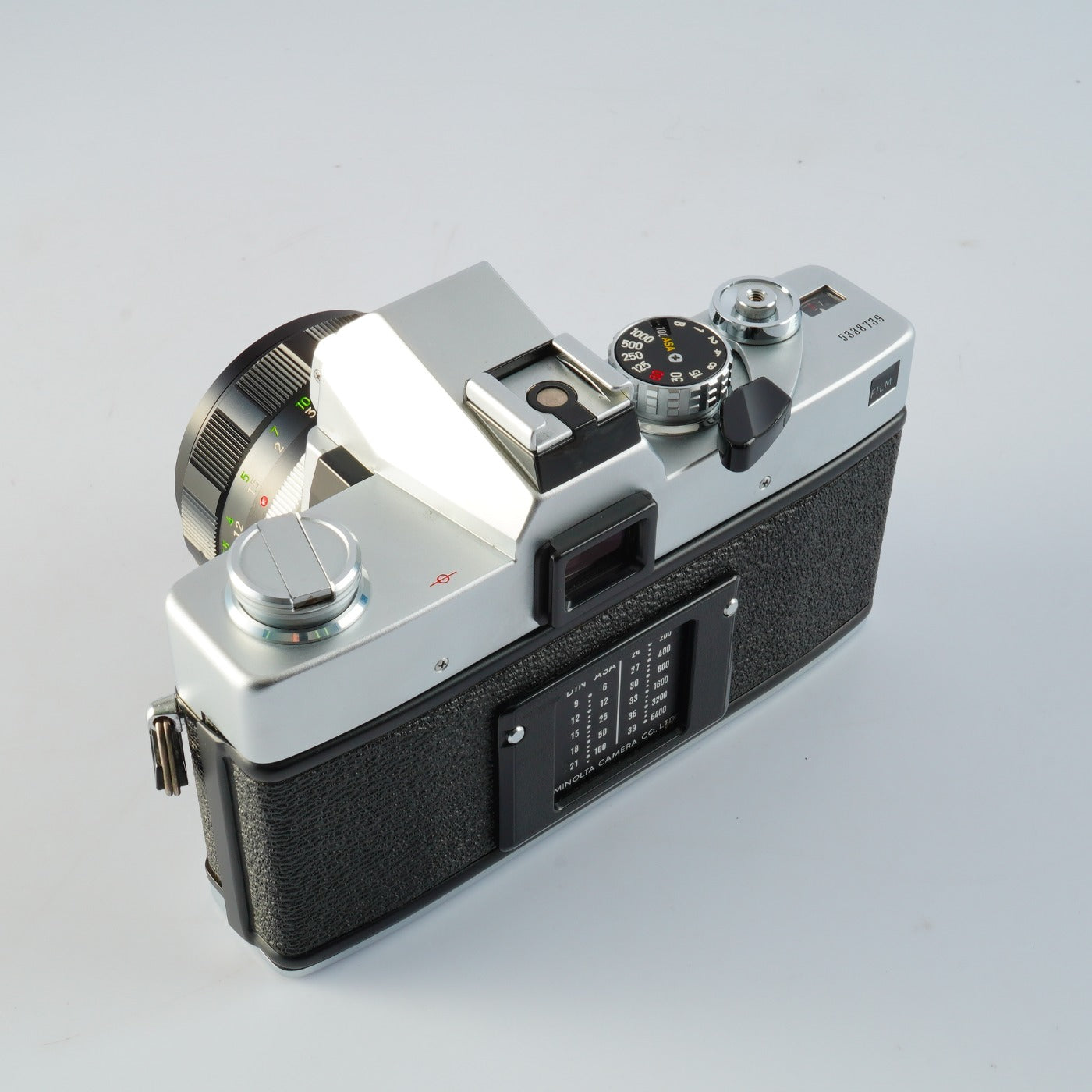 MINOLTA SR 505 Silver + MC Rokkor-PF 58mm F/1.4 MF フィルム一眼レフカメラ