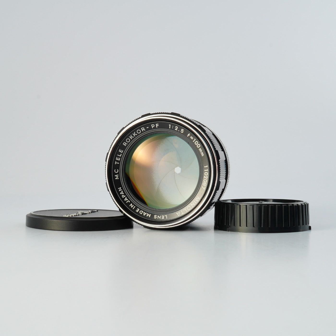 MINOLTA MC TELE ROKKOR PF 100mm F/2.5 単焦点レンズ