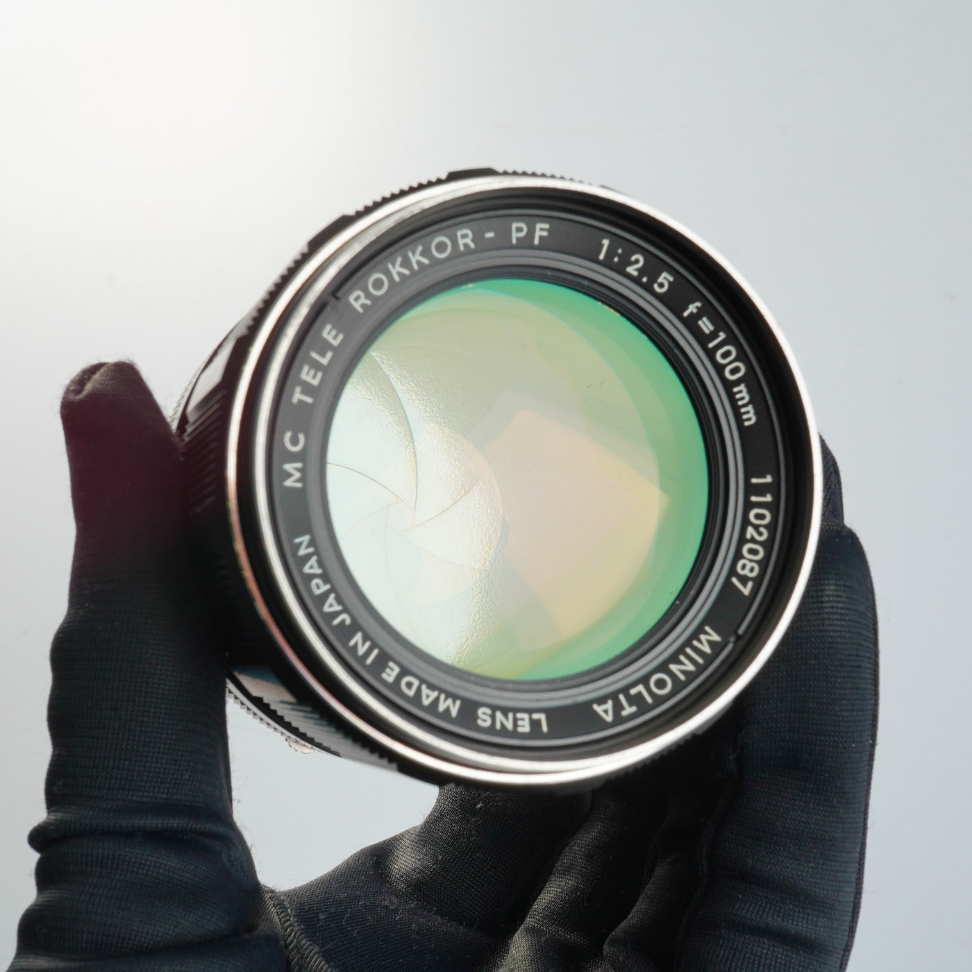 MINOLTA MC TELE ROKKOR PF 100mm F/2.5 単焦点レンズ