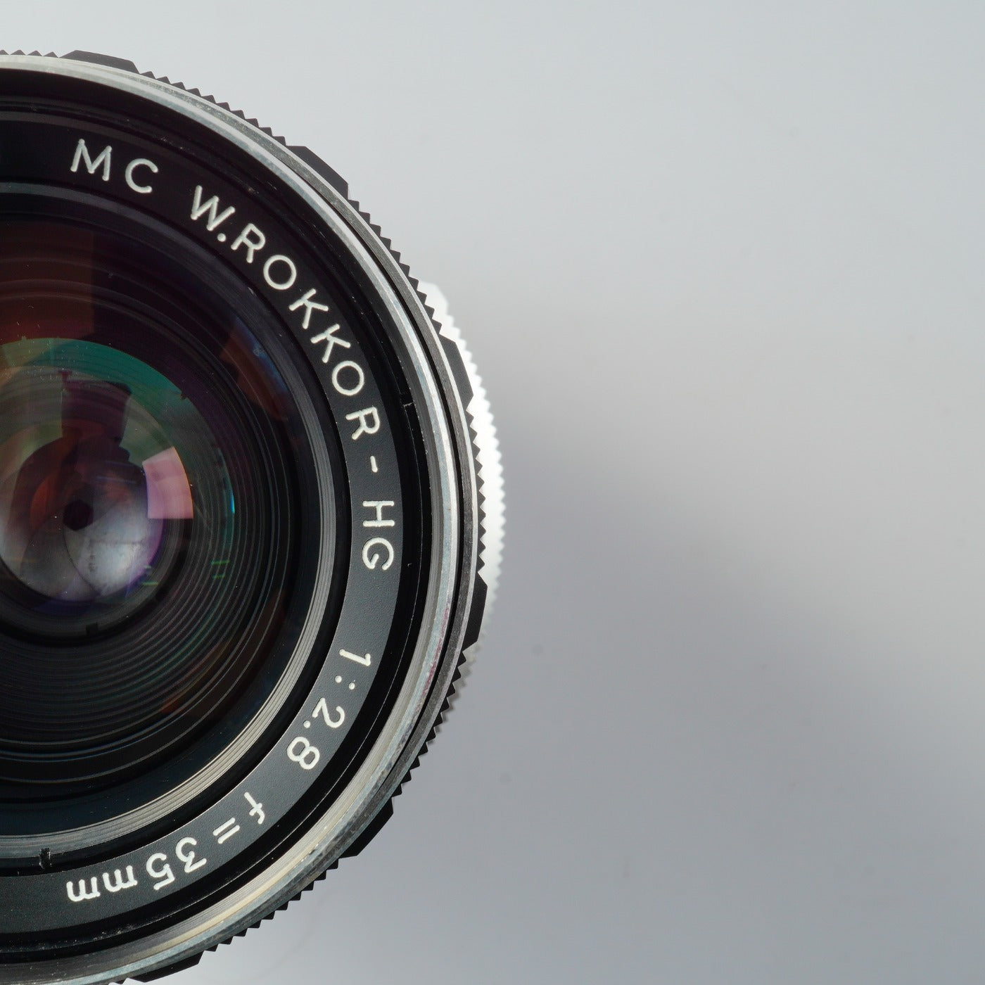 MINOLTA MC W.ROKKOR-HG 35mm F/2.8 単焦点レンズ