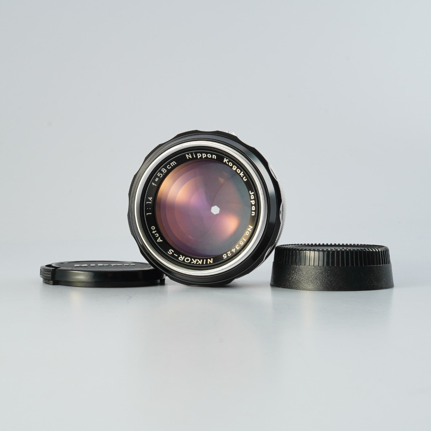 Nikon 非Ai Nikkor-S Auto 5.8cm 58mm F/1.4 PAT PEND 単焦点レンズ