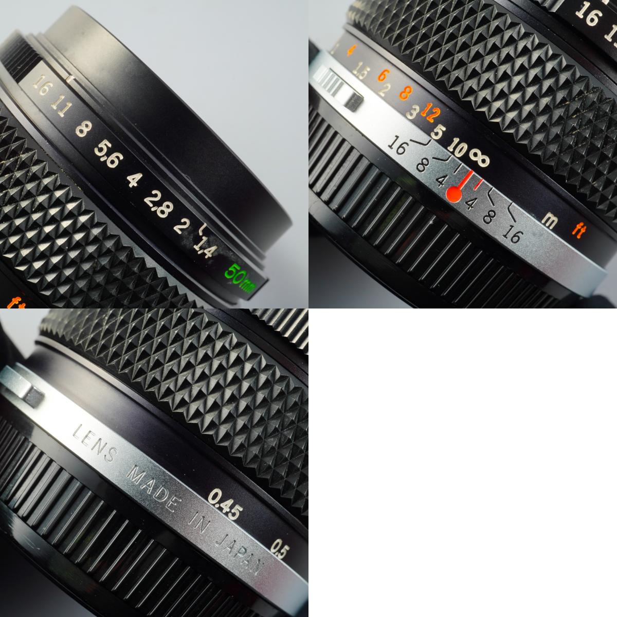 OLYMPUS OM-SYSTEM G.ZUIKO AUTO-S 50mm F/1.4 単焦点レンズ