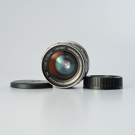 MINOLTA MC W.ROKKOR-HG 35mm F/2.8 単焦点レンズ