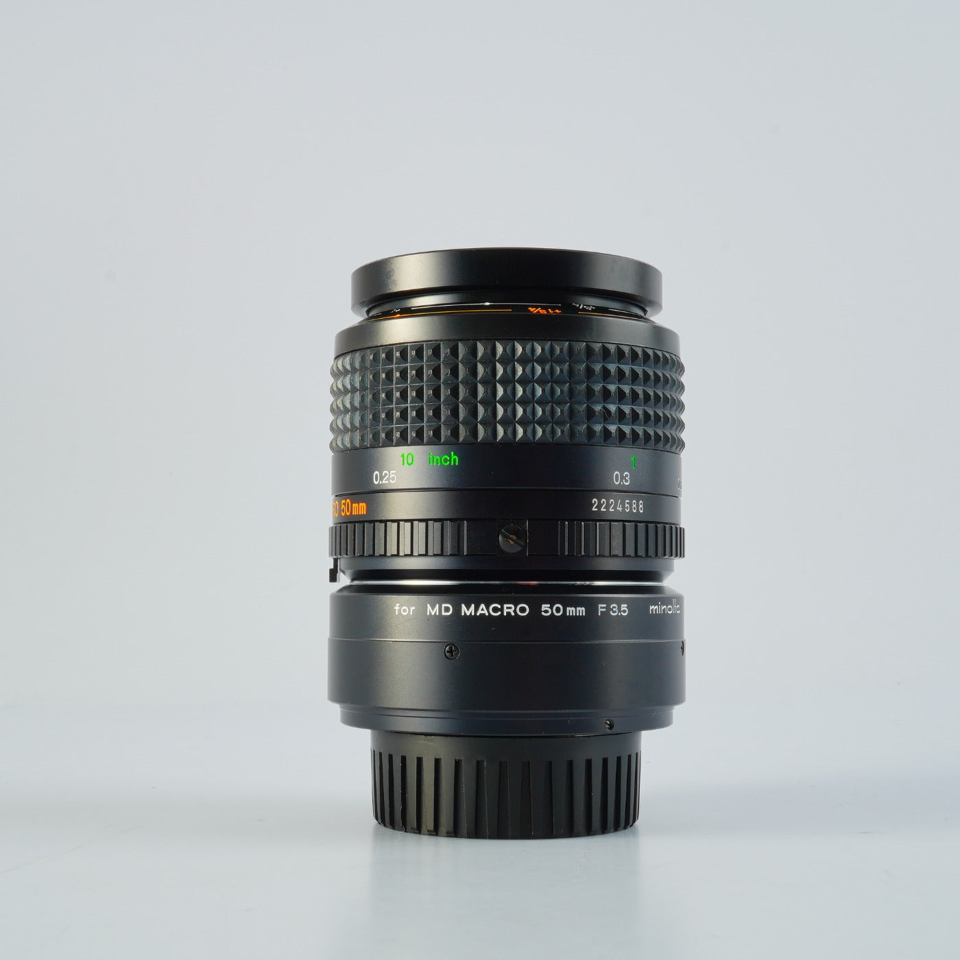 MINOLTA MD MACRO ROKKOR 50mm F/3.5 + 1:2-1:2 Extension Tube 単焦点レンズ