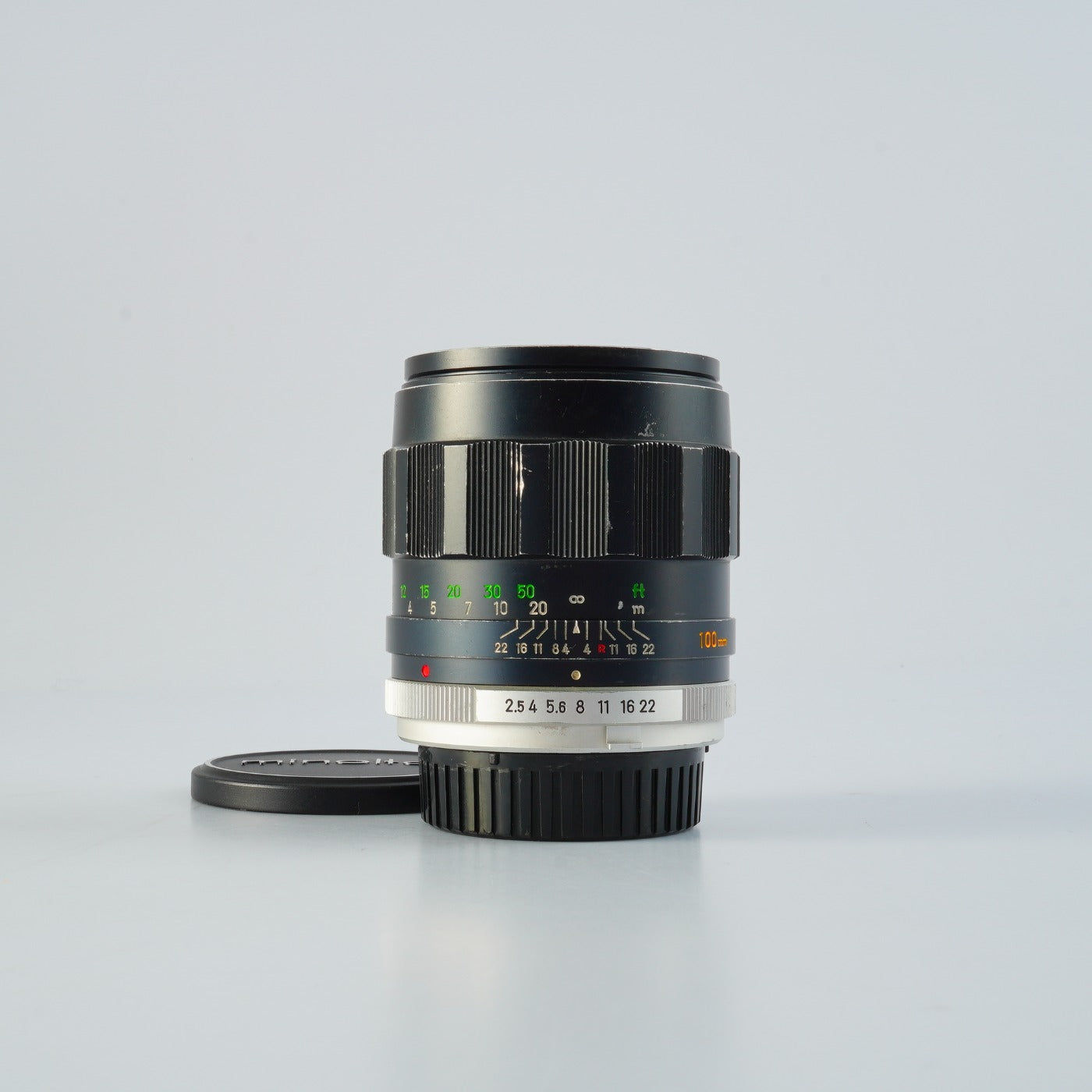 MINOLTA MC TELE ROKKOR PF 100mm F/2.5 単焦点レンズ