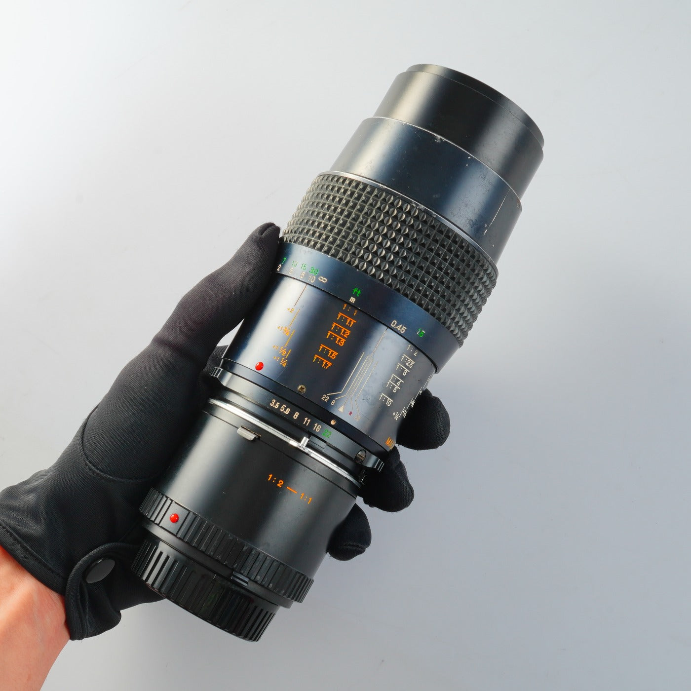 MINOLTA MD MACRO ROKKOR 100mm F/3.5 + 1:2-1:1 Extension Tube 単焦点レンズ