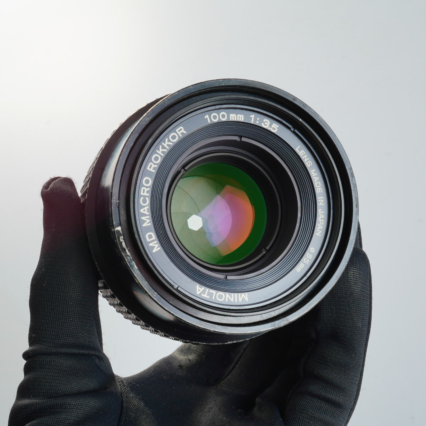 MINOLTA MD MACRO ROKKOR 100mm F/3.5 + 1:2-1:1 Extension Tube 単焦点レンズ
