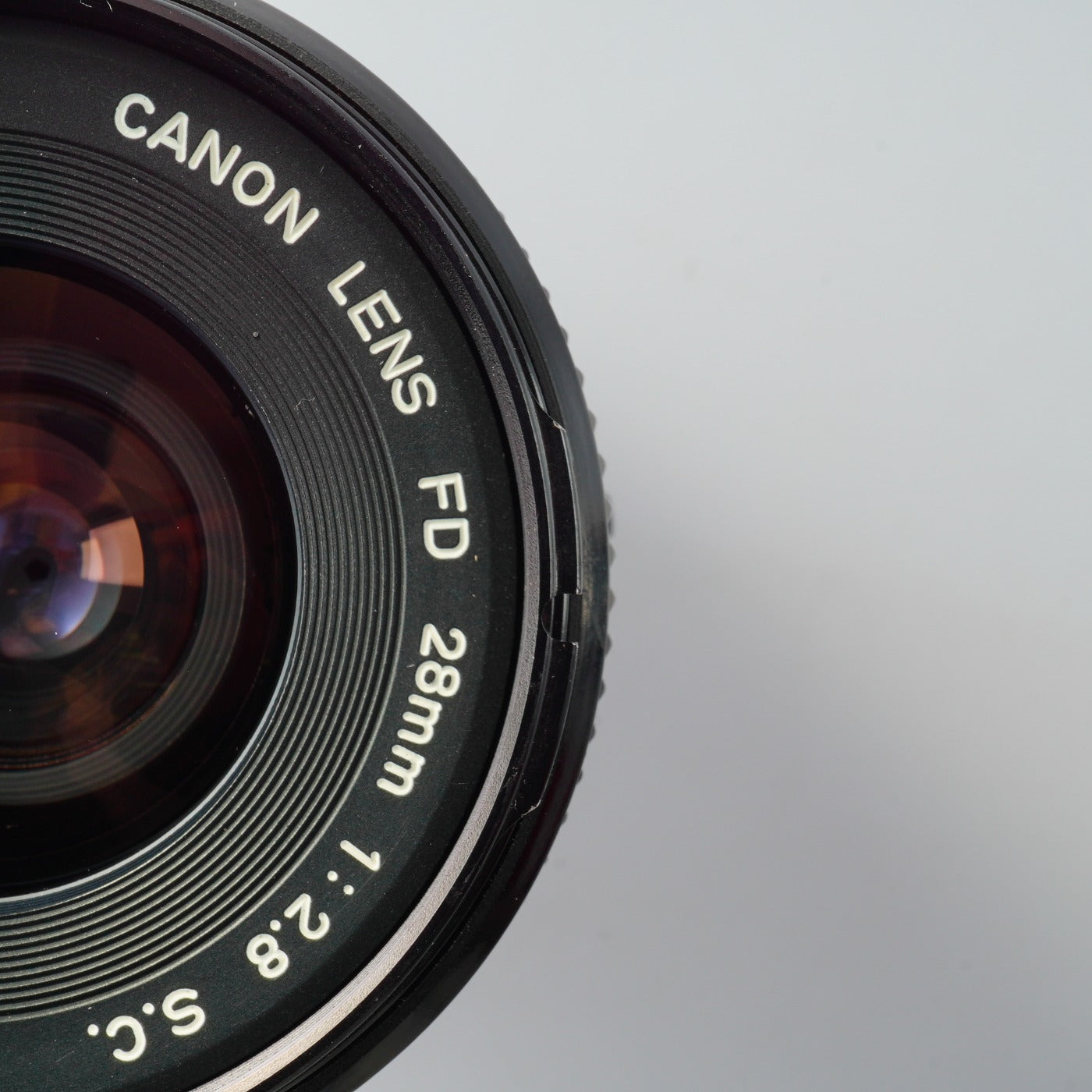 Canon FD 28mm F/2.8 S.C. 単焦点レンズ
