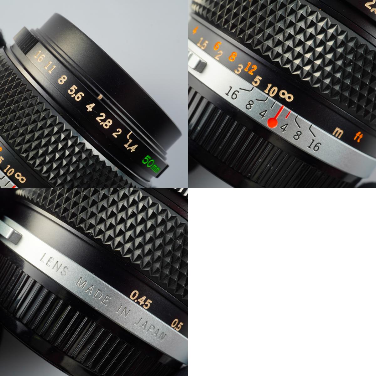 【ジャンク】 OLYMPUS OM-SYSTEM ZUIKO MC AUTO-S 50mm F/1.4 単焦点レンズ