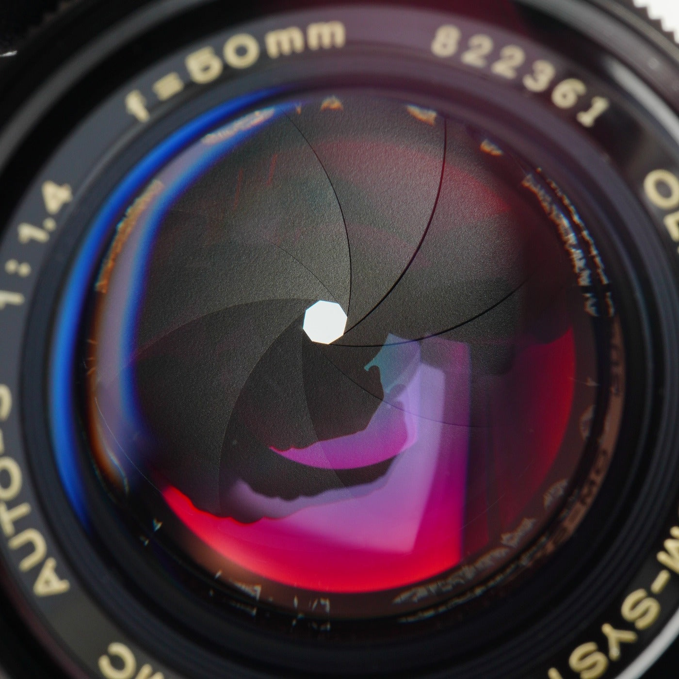 【ジャンク】 OLYMPUS OM-SYSTEM ZUIKO MC AUTO-S 50mm F/1.4 単焦点レンズ