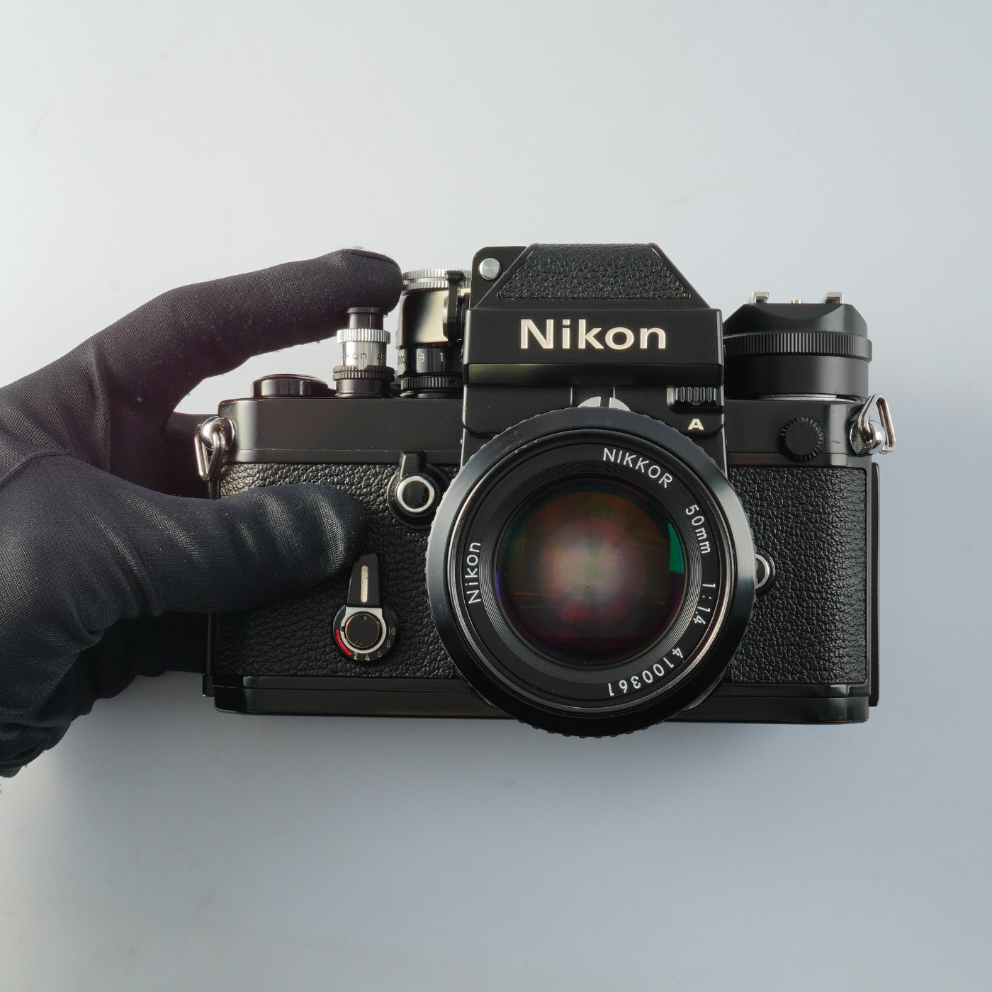 【SERVICED】 Nikon F2 Photomic A DP-11 Black + NIKKOR Ai 50mm F/1.4 + AS-1+ SB-23 MF フィルム一眼レフカメラ