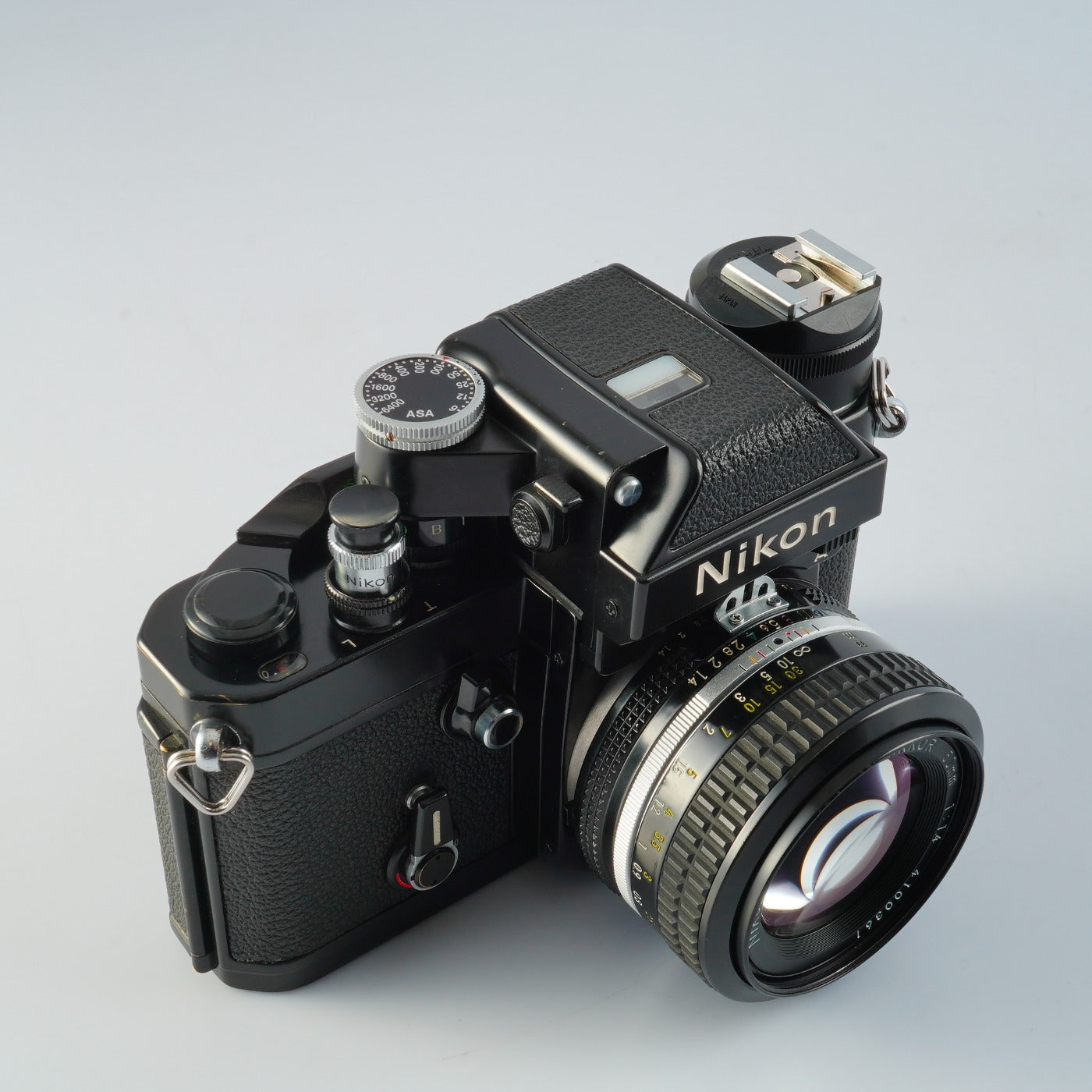 【SERVICED】 Nikon F2 Photomic A DP-11 Black + NIKKOR Ai 50mm F/1.4 + AS-1+ SB-23 MF フィルム一眼レフカメラ