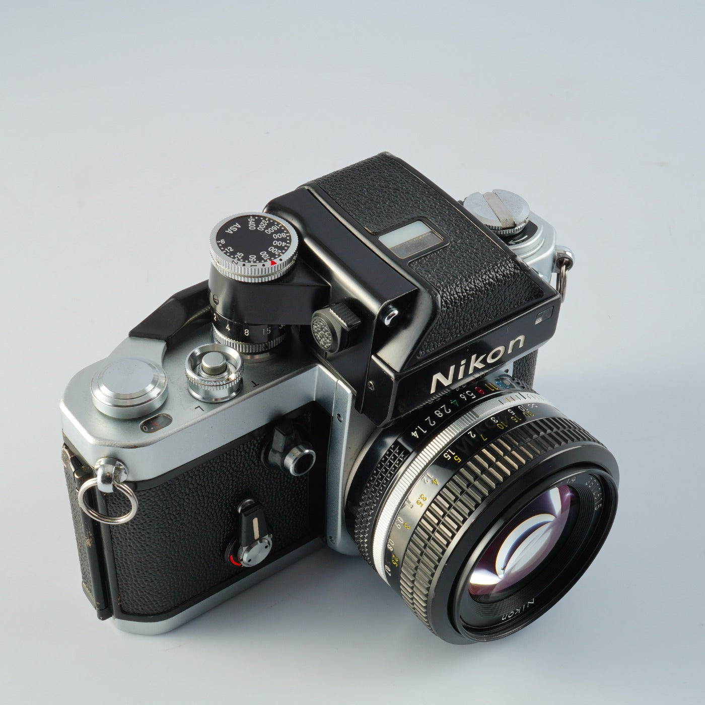 【SERVICED】 Nikon F2 Photomic DP-1 Silver + NIKKOR 50mm F/1.4 MF フィルム一眼レフカメラ