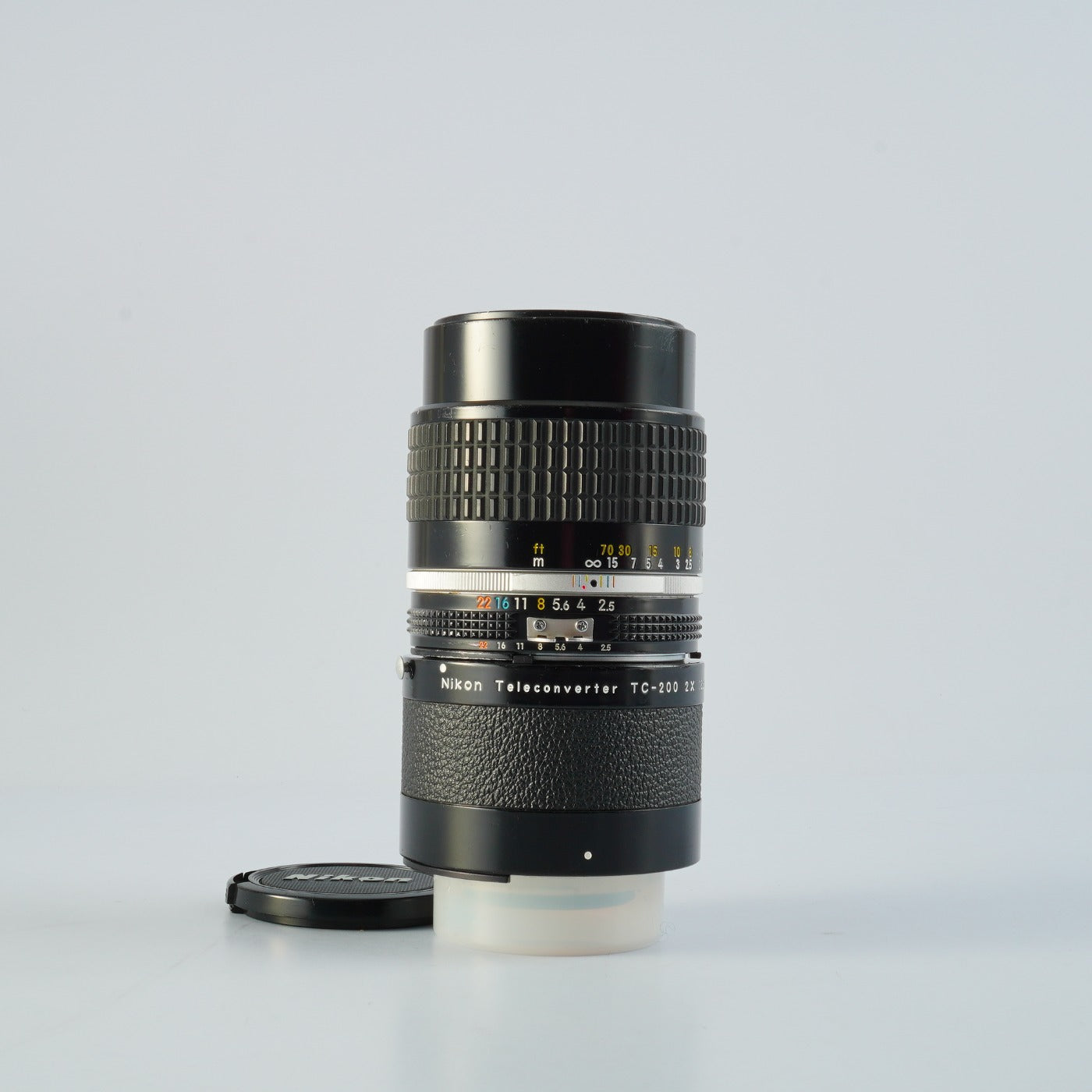 Nikon Ai-S NIKKOR 105mm F/2.5 + Teleconvereter TC-200 2x 単焦点レンズ