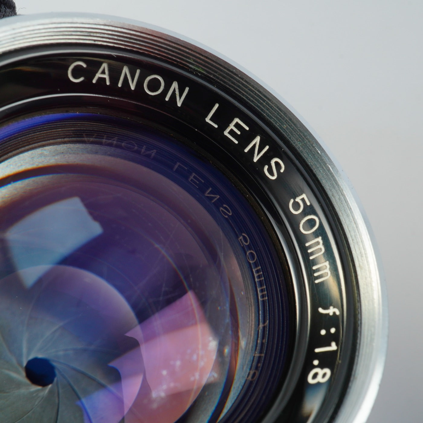 【L39】Canon 50mm f/1.8 単焦点レンズ Canon 50mm F/1.8 For L39 単焦点レンズ – 山田写真機店