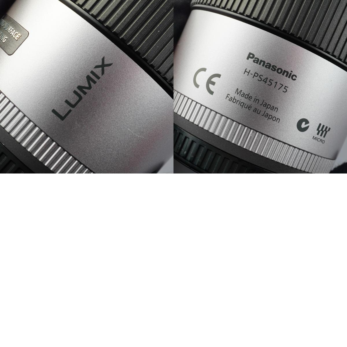 Panasonic G X VARIO PZ 45-175mm F/4.0-5.6 ASPH. POWER O.I.S. ズームレンズ