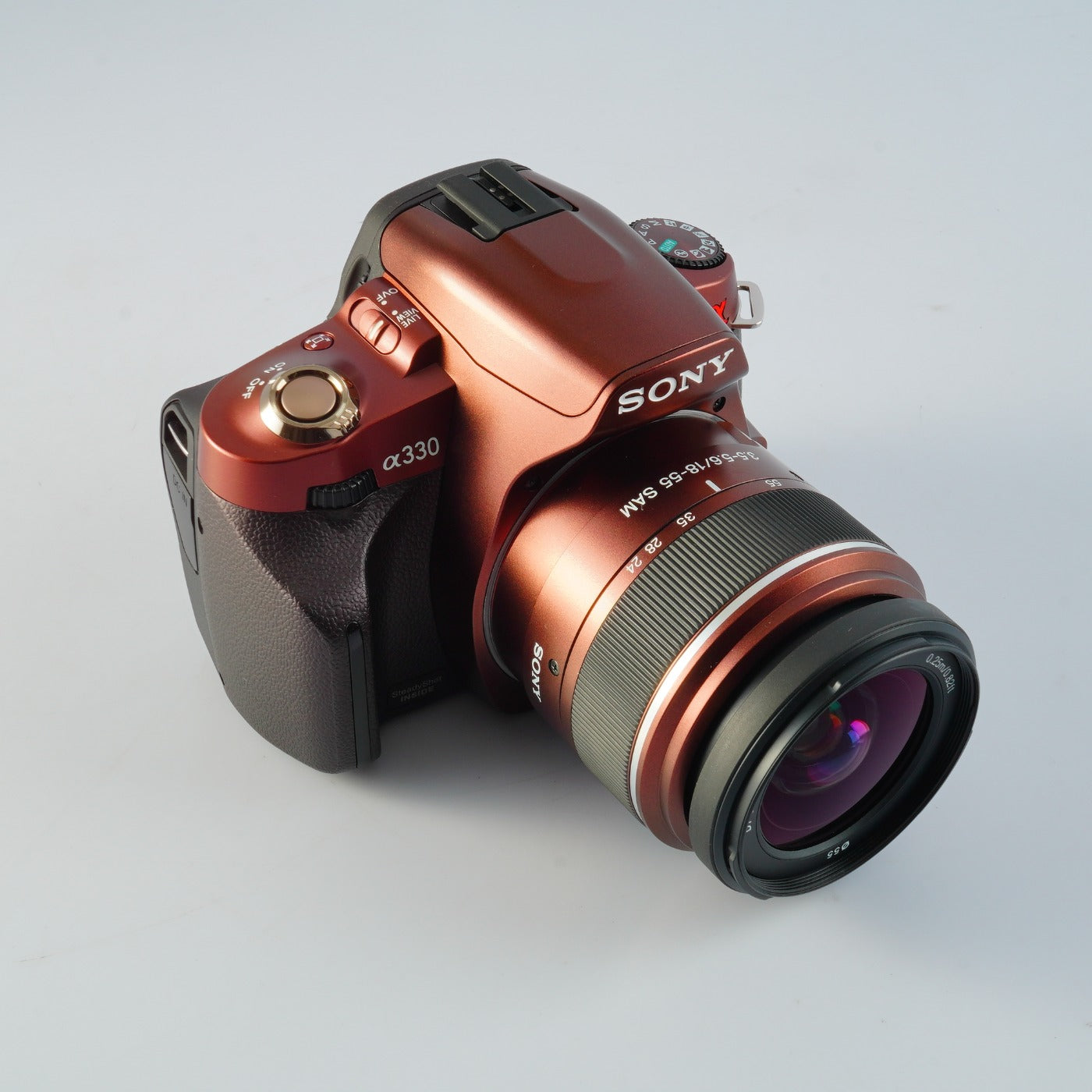 SONY Alpha A330 Brown + DT 18-55mm F/3.5-5.6 SAM デジタル一眼レフカメラ