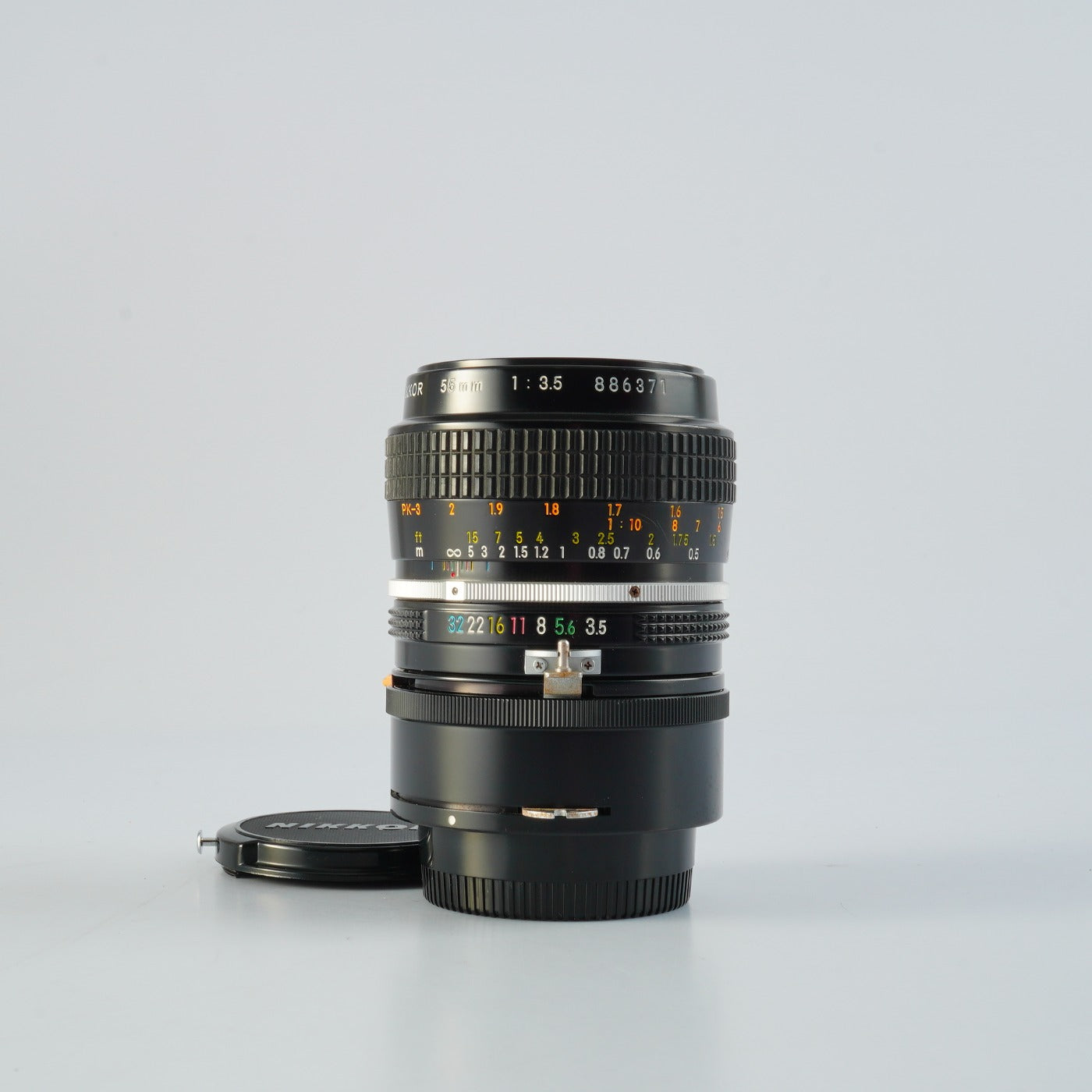 Nikon 非Ai Micro-NIKKOR 55mm F/3.5 + PK-3 27.5 Extension マクロレンズ