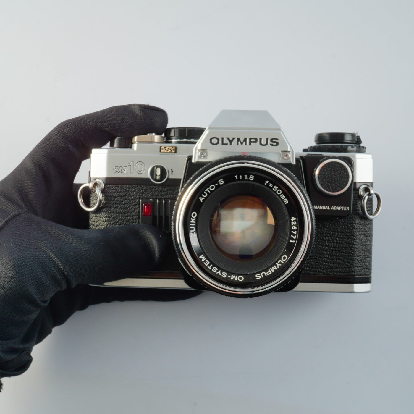 SERVICED】 OLYMPUS OM-10+ F. ZUIKO AUTO-S 50mm F1.8 + Manual