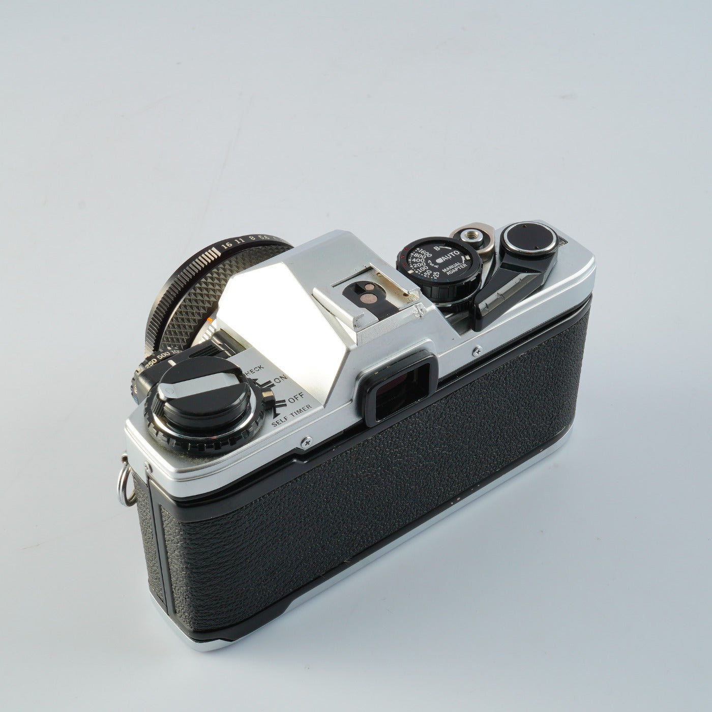 【SERVICED】 OLYMPUS OM-10+ F. ZUIKO AUTO-S 50mm F1.8 + Manual Adapter MF フィルム一眼レフカメラ