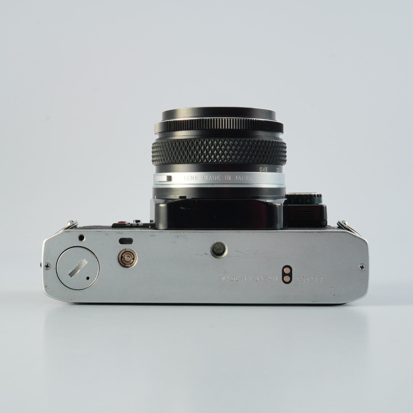 【SERVICED】 OLYMPUS OM-10+ F. ZUIKO AUTO-S 50mm F1.8 + Manual Adapter MF フィルム一眼レフカメラ