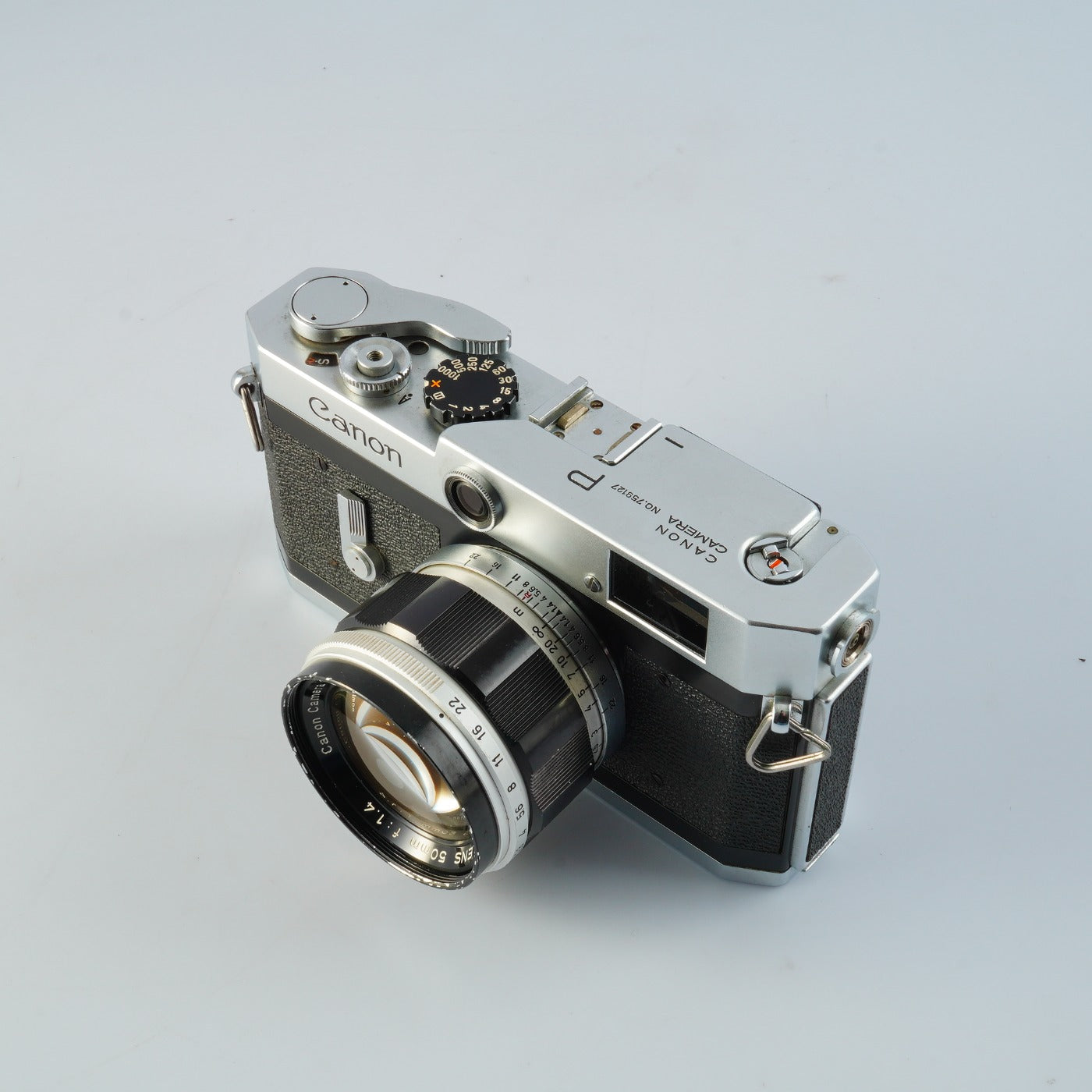 【SERVICED & TESTED】 Canon P + 50mm F/1.4 レンジファインダーフィルムカメラ