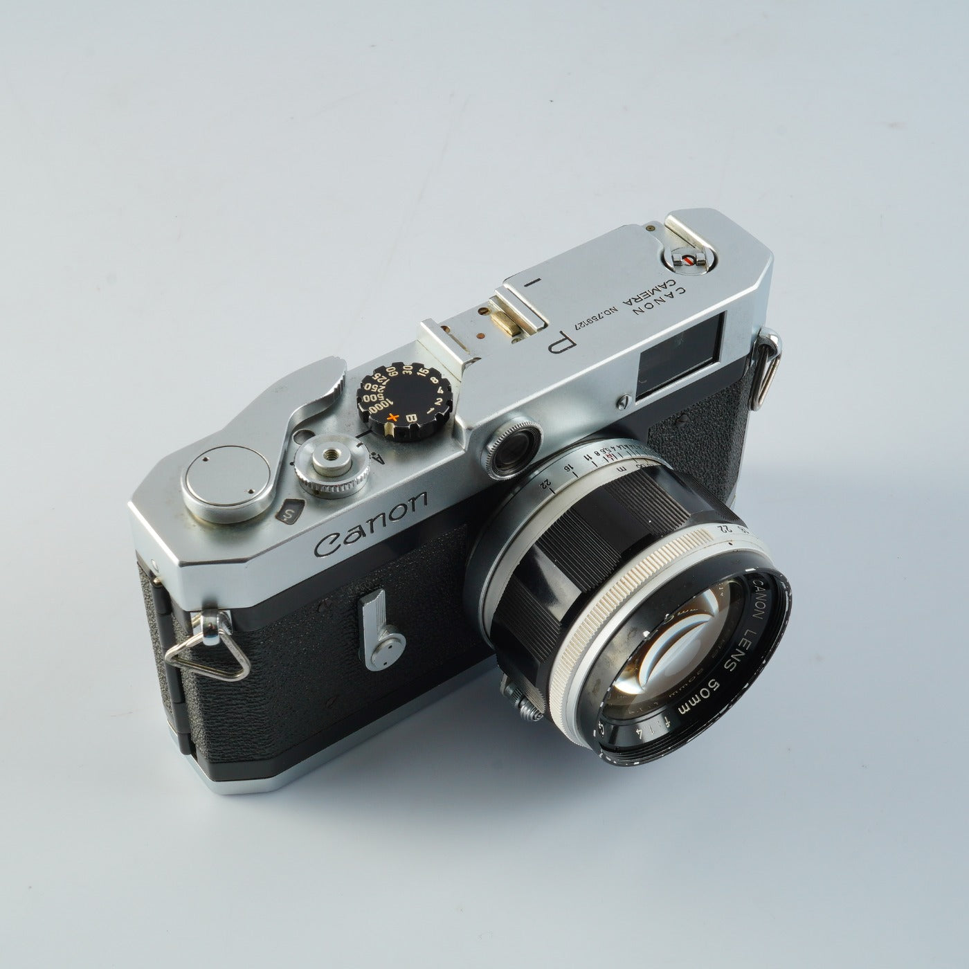 【SERVICED & TESTED】 Canon P + 50mm F/1.4 レンジファインダーフィルムカメラ